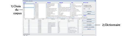 construction d'un dictionnaire